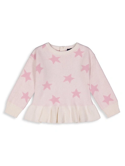Shop Andy & Evan Little Girl's 2-piece Sweater & Leggings Set In Light Pink