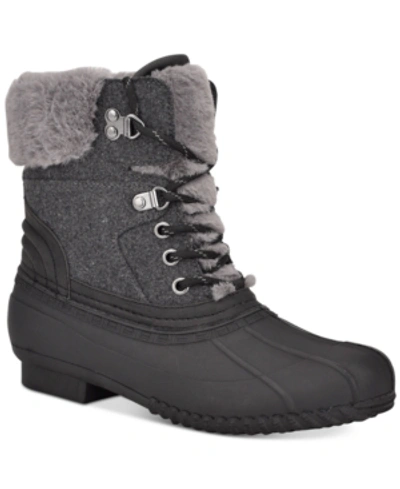 Shop Tommy Hilfiger Rainah Boots Women's Shoes In Gray