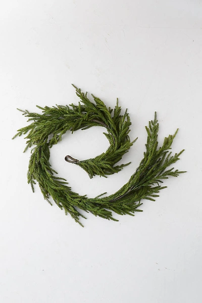 Shop Anthropologie Faux Cryptomeria Garland In Assorted