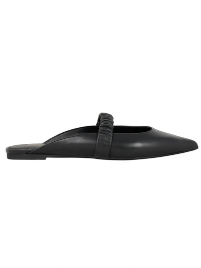 Shop Michael Kors Raleigh Flat Shoes In Black