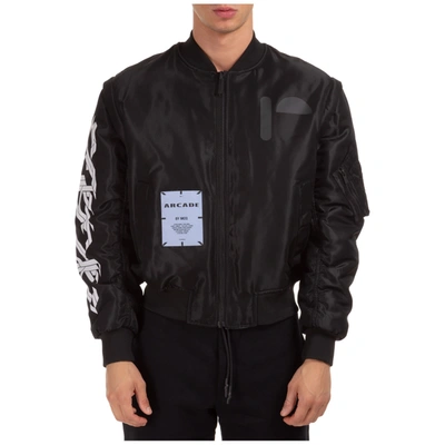 Mcq By Alexander Mcqueen Black Polyester Bomber Jacket Nd Mcq Uomo S |  ModeSens