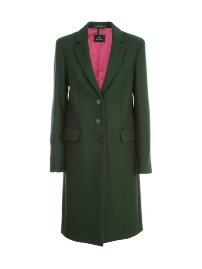 Shop Ps By Paul Smith Fitted Coat In Petgr
