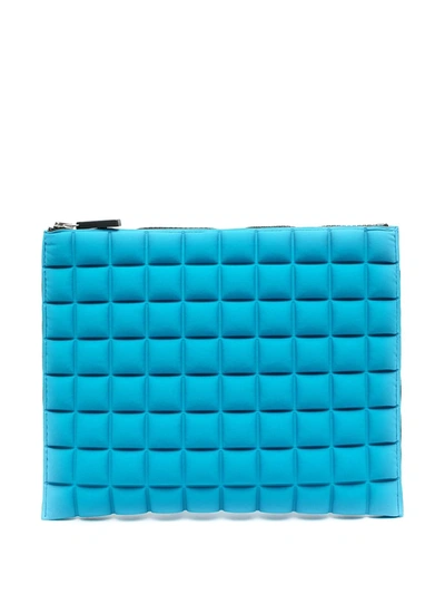 Shop No Ka'oi Quilted Clutch In Blue