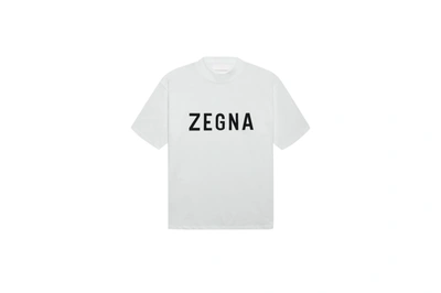 Pre-owned Fear Of God  X Ermenegildo Zegna Cotton T-shirt White