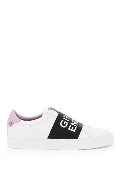 Shop Givenchy Urban Street Sneakers With Elastic Band In White,black