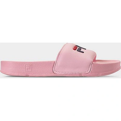Shop Fila Women's Drifter Slide Sandals In Pink