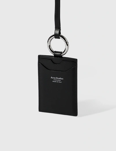 Shop Acne Studios Keychain Cardholder In Black