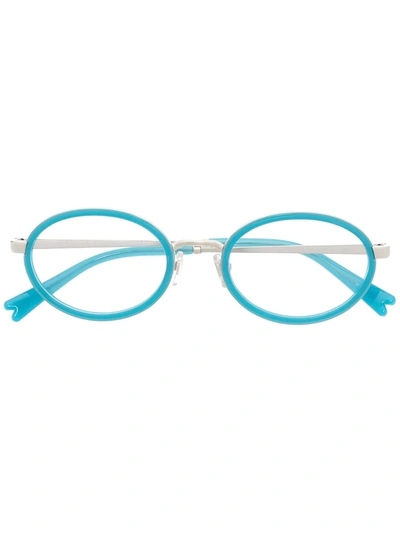 Shop Vogue Eyewear X Millie Bobby Brown Optical Glasses In Blue
