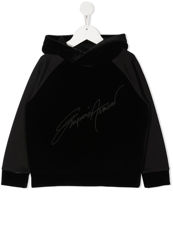 armani velvet hoodie