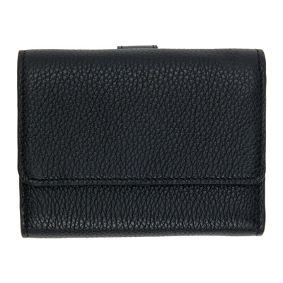 Shop Chloé Chloe Black Aby Square Wallet In 001 Black