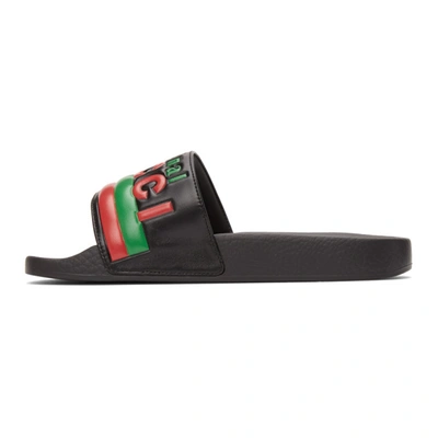 Shop Gucci Black 'original ' Pool Slides