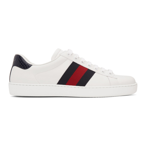 gucci white casual shoes