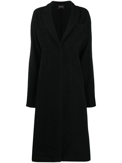 Shop Andrea Ya'aqov Long-length Cashmere Coat In Black