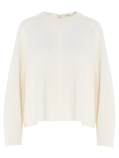 Shop The Row Linda Blouse In White
