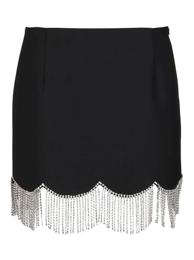 Shop Area Black Wool Blend Mini Skirt