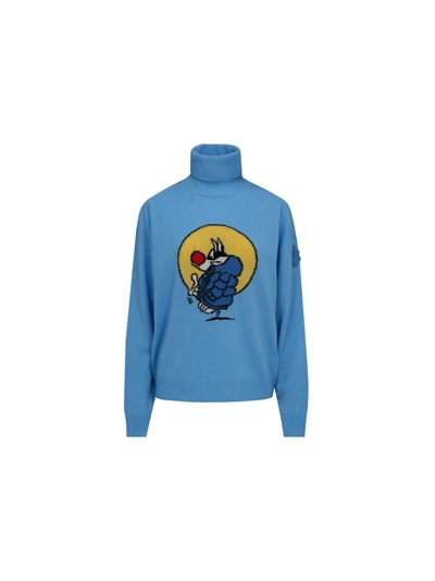Shop Moncler Jw Anderson Sweater In Light Blue