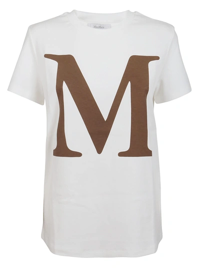 Shop Max Mara White Cotton T-shirt
