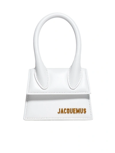 Shop Jacquemus Chiquito Mini Leather Bag In White
