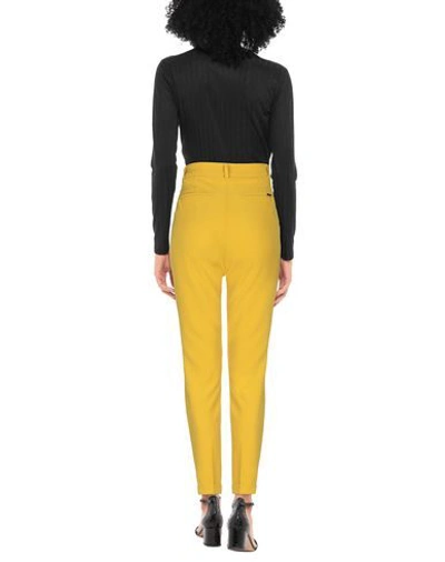 Shop Liu •jo Woman Pants Yellow Size 6 Polyester, Elastane