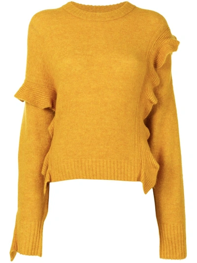 3.1 Phillip Lim Mustard Wool Blend Jumper In Yellow