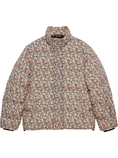 Shop Gucci X Liberty Floral Down Jacket In Pink