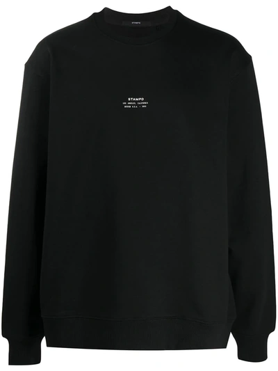 Shop Stampd Crewneck Sweatshirt In Black