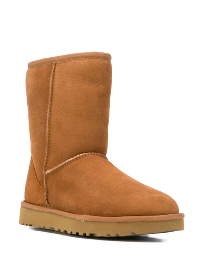 Shop Ugg Classic Short Ii Boots In Brown