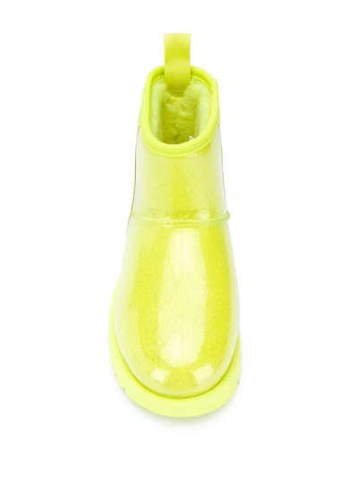 Shop Ugg Mini Classic Clear Boots In Yellow
