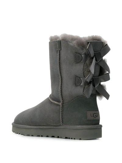 Shop Ugg Bailey Bow Ii Boots In Grey