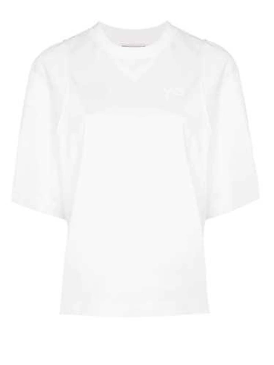 Shop Y-3 White T-shirt With Logo