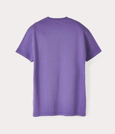 Shop Vivienne Westwood Classic T-shirt Multicolour Orb Purple