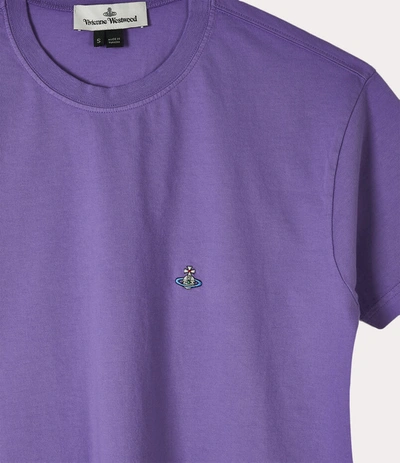 Shop Vivienne Westwood Classic T-shirt Multicolour Orb Purple