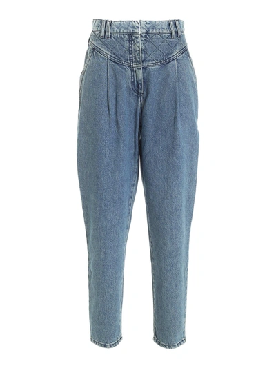 Shop Philosophy Di Lorenzo Serafini Carrot Fit Jeans In Blue