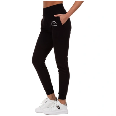 Shop Karl Lagerfeld Women's Sport Tracksuit Trousers  Logo In Black