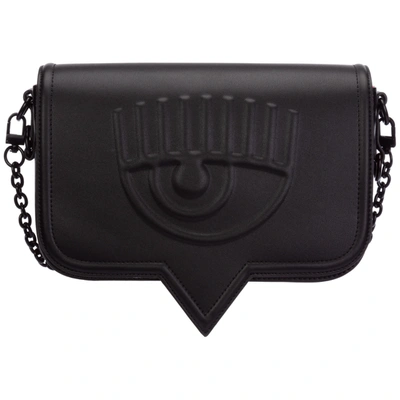 Shop Chiara Ferragni Women's Shoulder Bag  Eyelike In Black