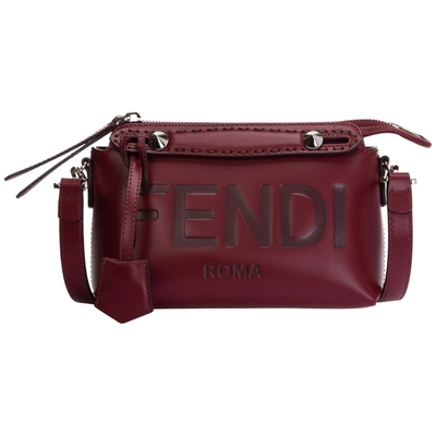 Shop Fendi Women's Handbag Cross-body Messenger Bag Purse  By The Way Mini In Red