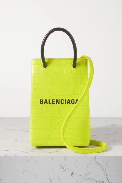 Balenciaga lime cheap green bag