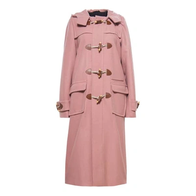 Shop Tomcsanyi Heja Duffle Coat 'mauve'