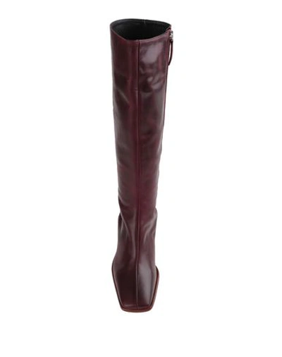 Shop Alohas Knee Boots In Deep Purple