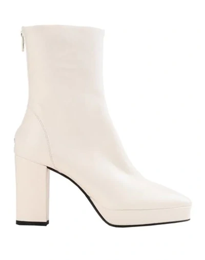 Shop Kenzo Ankle Boots In Ivory