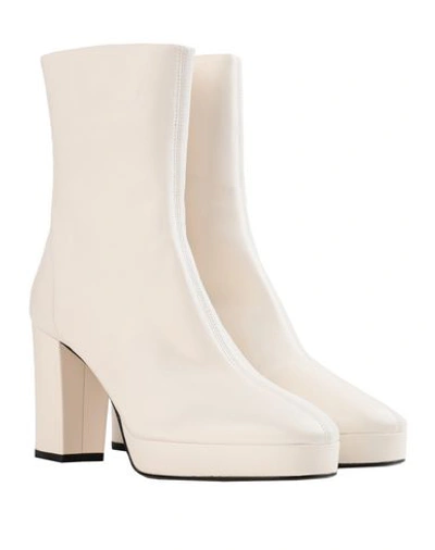 Shop Kenzo Ankle Boots In Ivory