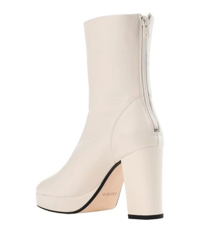 Shop Kenzo Ankle Boots In Ivory