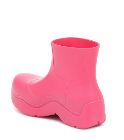 Bv Puddle Biodegradable-rubber Ankle Boots In Pink