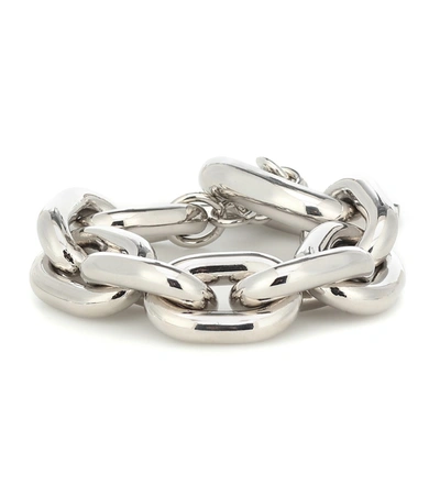 Shop Rabanne Chain-link Bracelet In Silver