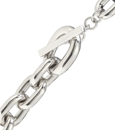 Shop Rabanne Chain Choker In Silver