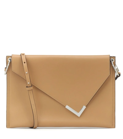Shop Isabel Marant Tryne Leather Clutch In Brown