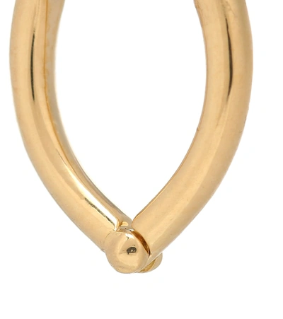 Shop Melissa Kaye Cristina Small 18kt Gold Hoop Earrings