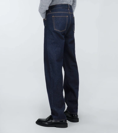 Shop Nanushka Gannon Straight-fit Jeans In Blue