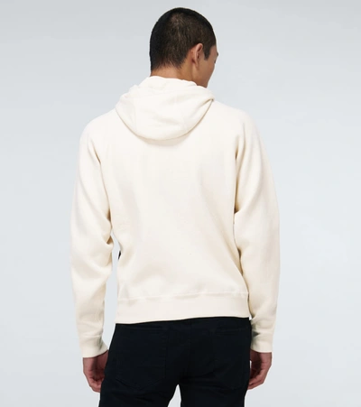 Shop Tom Ford Zipped Cashmere Sweatshirt In White