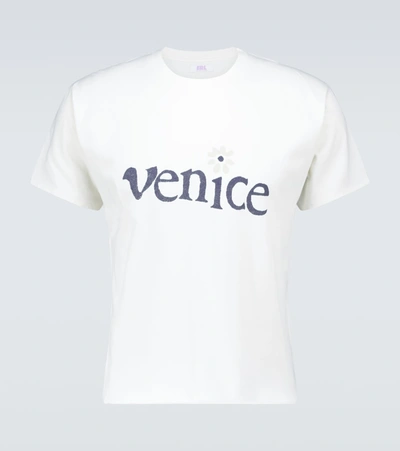 Shop Erl Venice Short-sleeved T-shirt In White